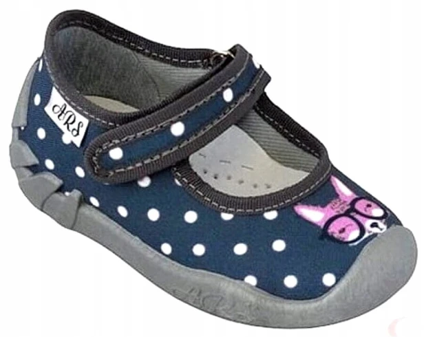 Kapcie buty przedszkolne dla dziewczynki na rzep kotek ARS D133 r,241.jpg