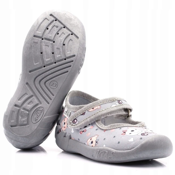 Kapcie buty dziecięce misie na rzep ARS D117 r.232.jpg