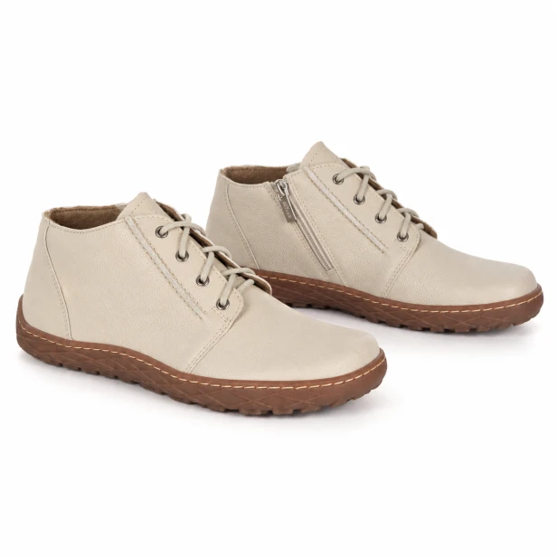 Beżowe buty trekkingowe w studio 787/2 BEŻ.png
